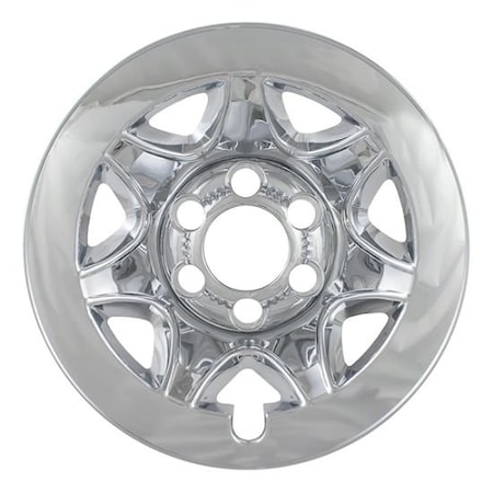 Coast2Coast 17", 7 Spoke, Chrome Plated, Plastic, Set Of 4, Compatible With Steel Wheels IWCIMP89X